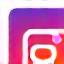 Instagram logo.